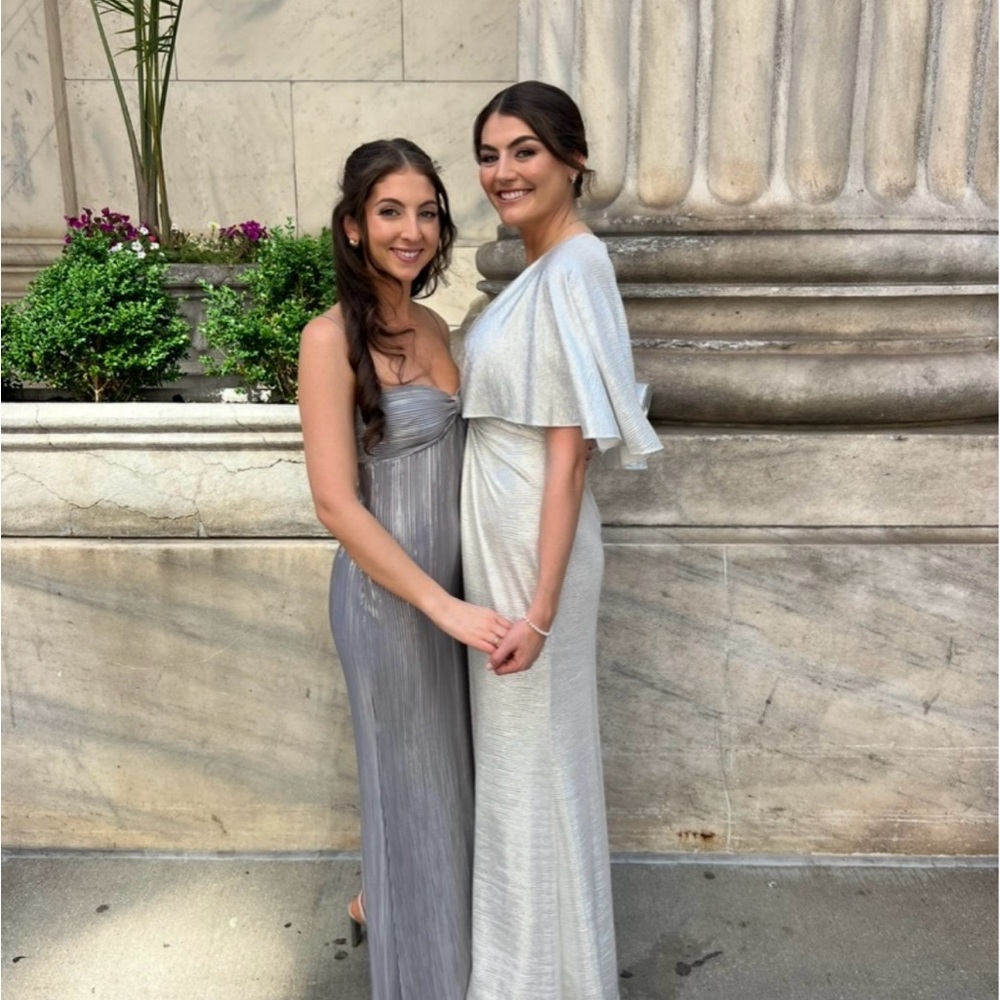 Ralph Lauren Silver Evening Gown